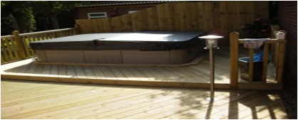 garden decking lighting in aylesbury